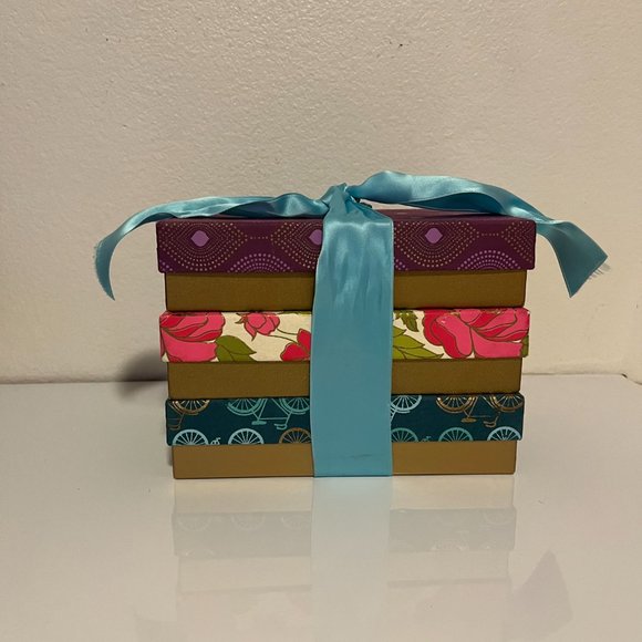 LOT OF 3 RECTANGLE EMPTY BOXES (Multicolor Big Island Candies Empty Boxes)-Used - Picture 2 of 6